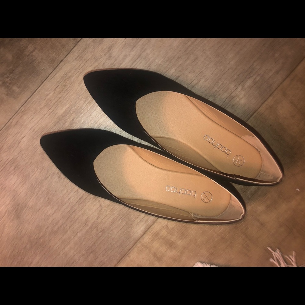 Black flats